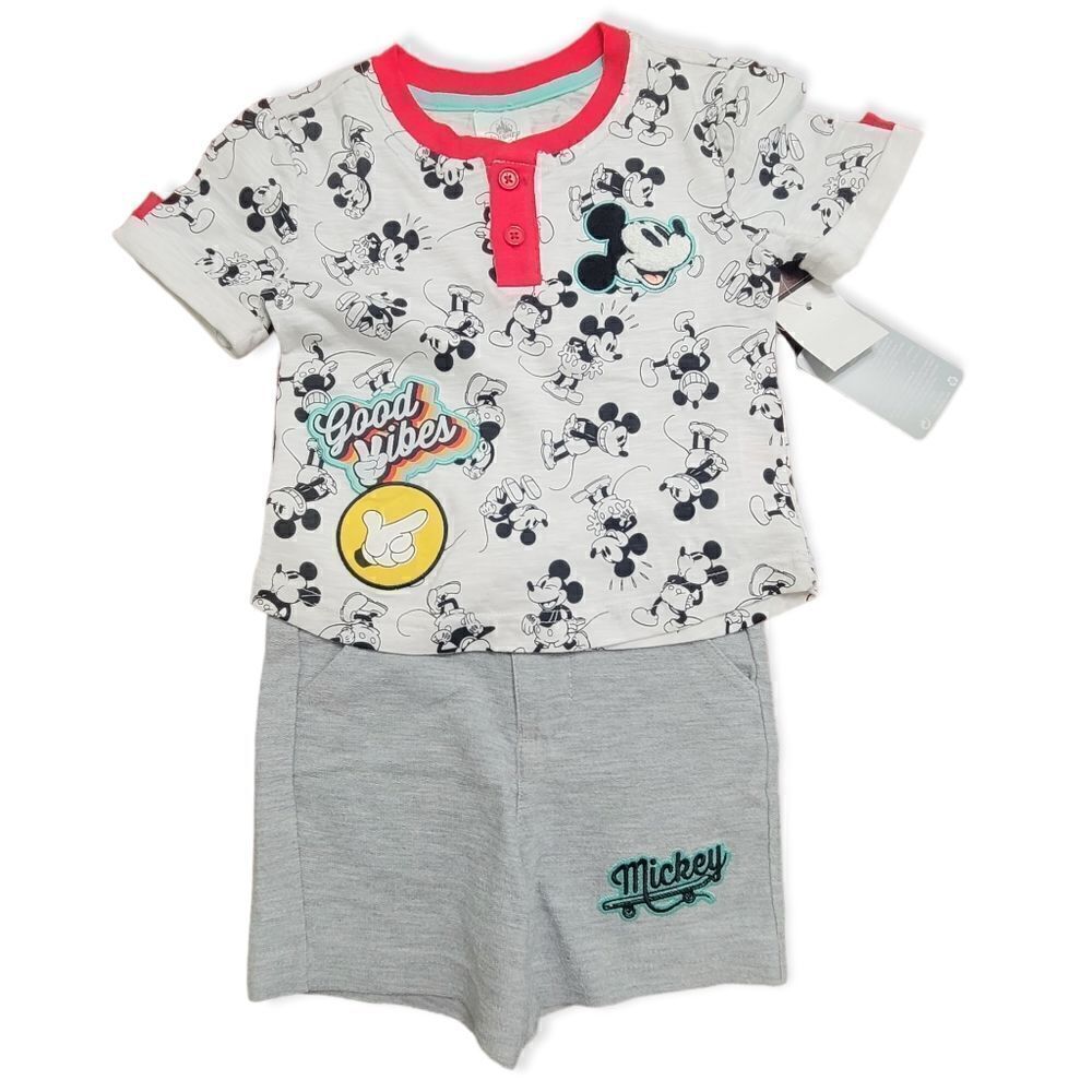 Mickey mouse short set